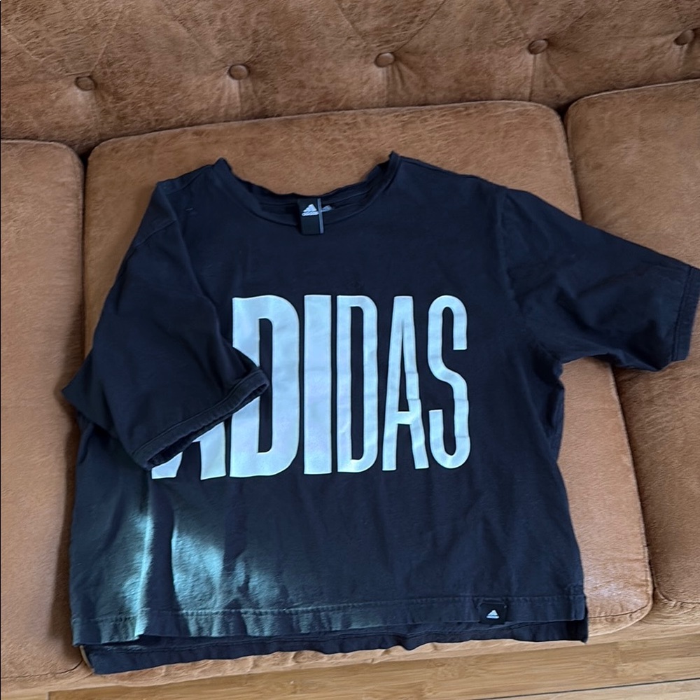 Adidas Crop Black T-Shirt
